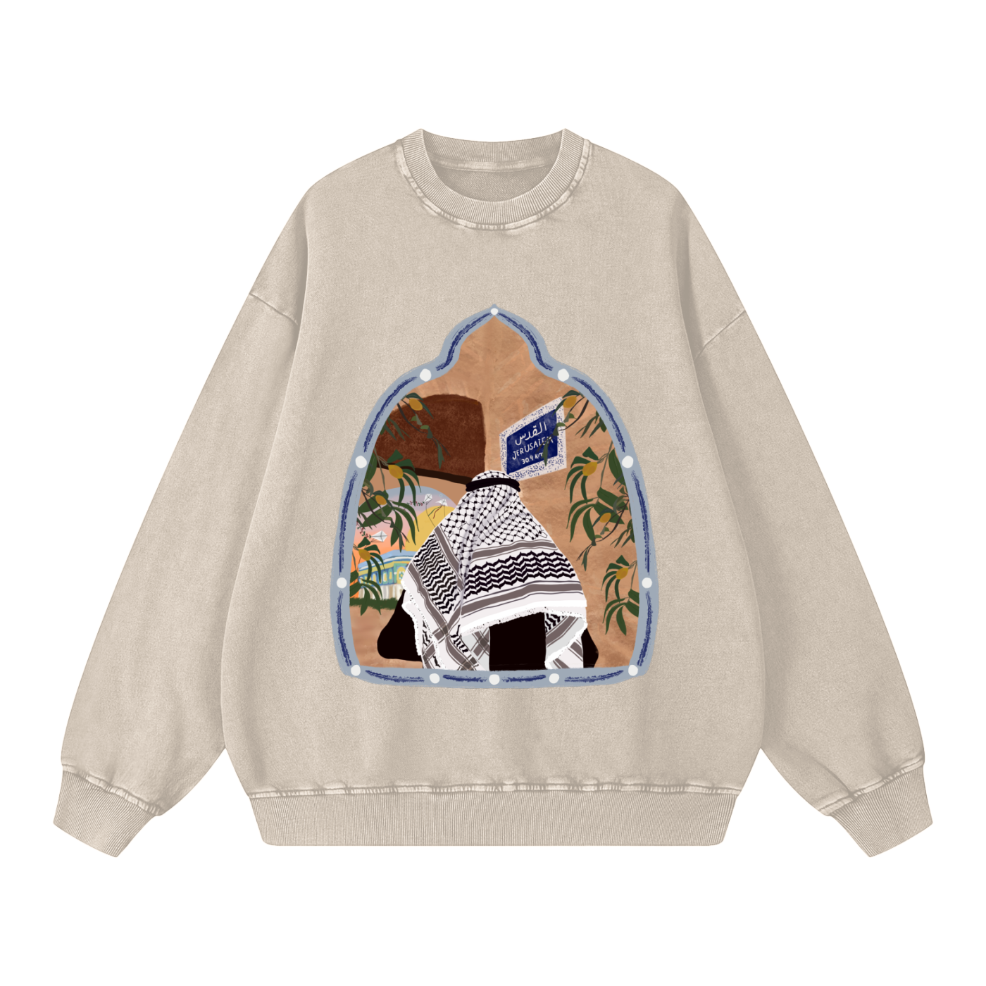 Seedo's Jerusalem Crewneck