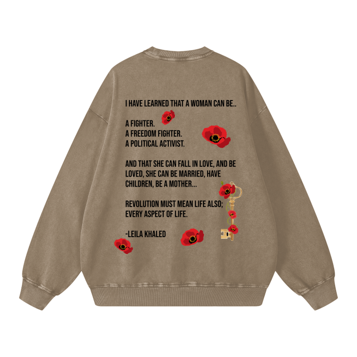 Leila Khaled Crewneck