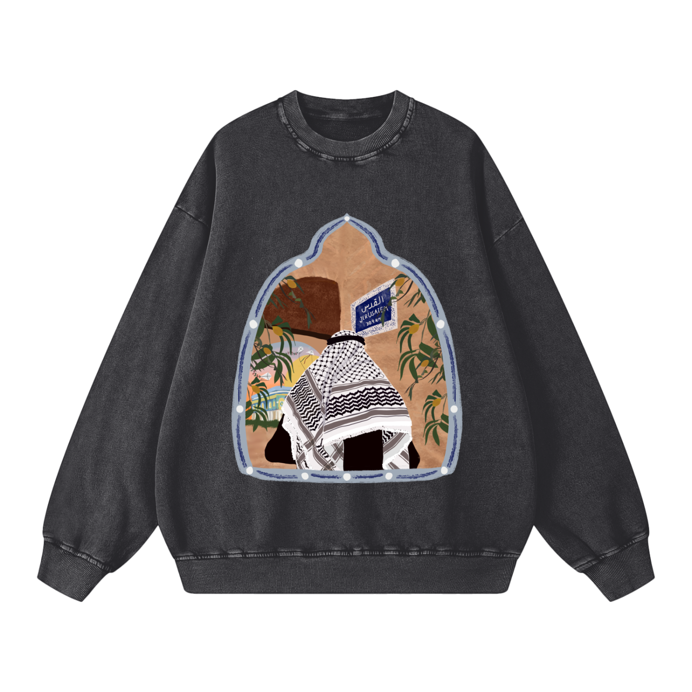 Seedo's Jerusalem Crewneck