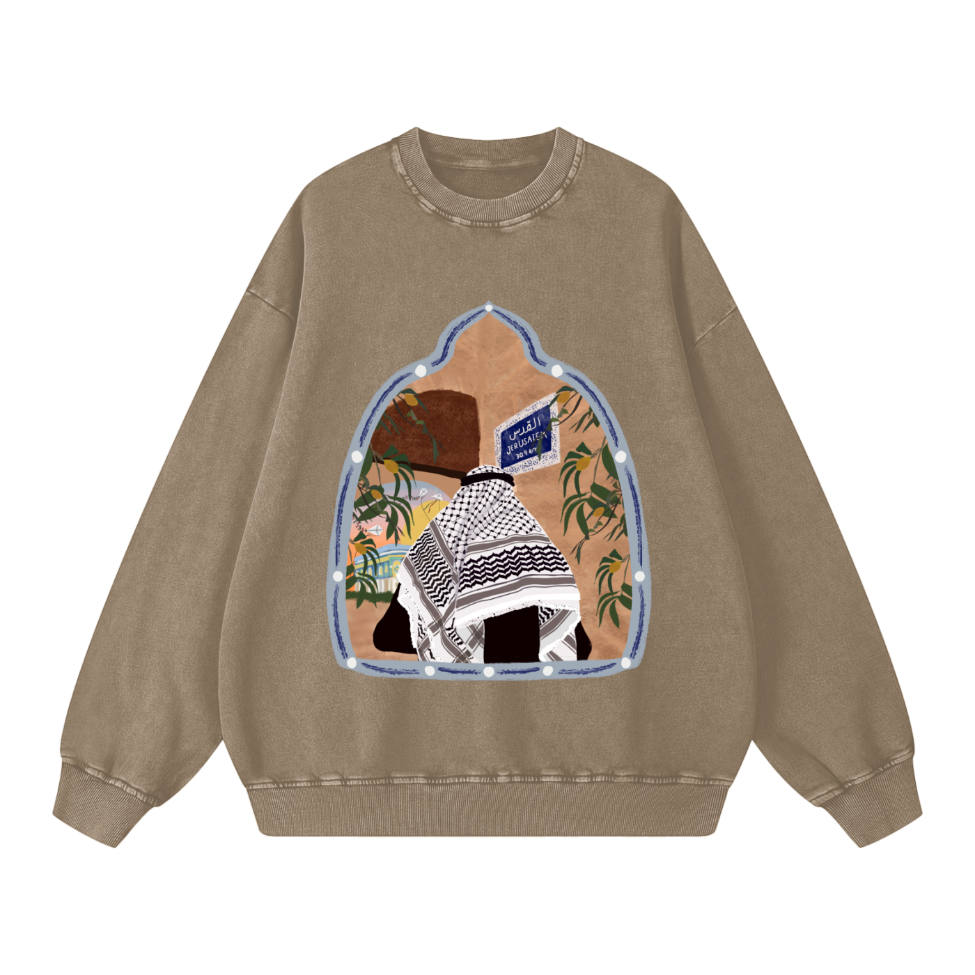 Seedo's Jerusalem Crewneck