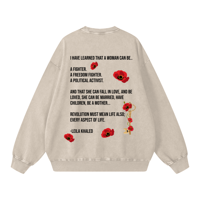 Leila Khaled Crewneck