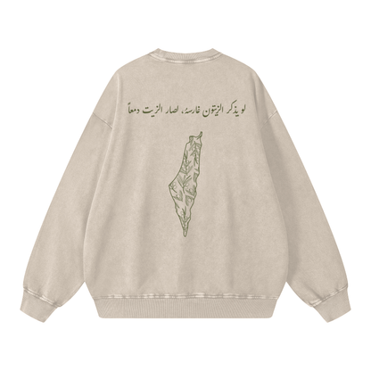 Palestine Olive Tree Crewneck