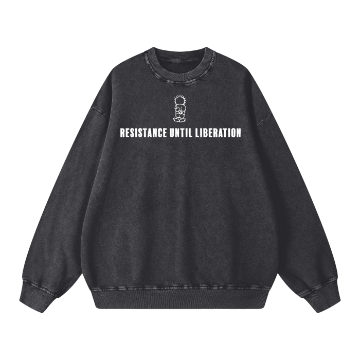 Handala Resistance Until Liberation Crewneck
