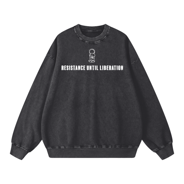 Handala Resistance Until Liberation Crewneck