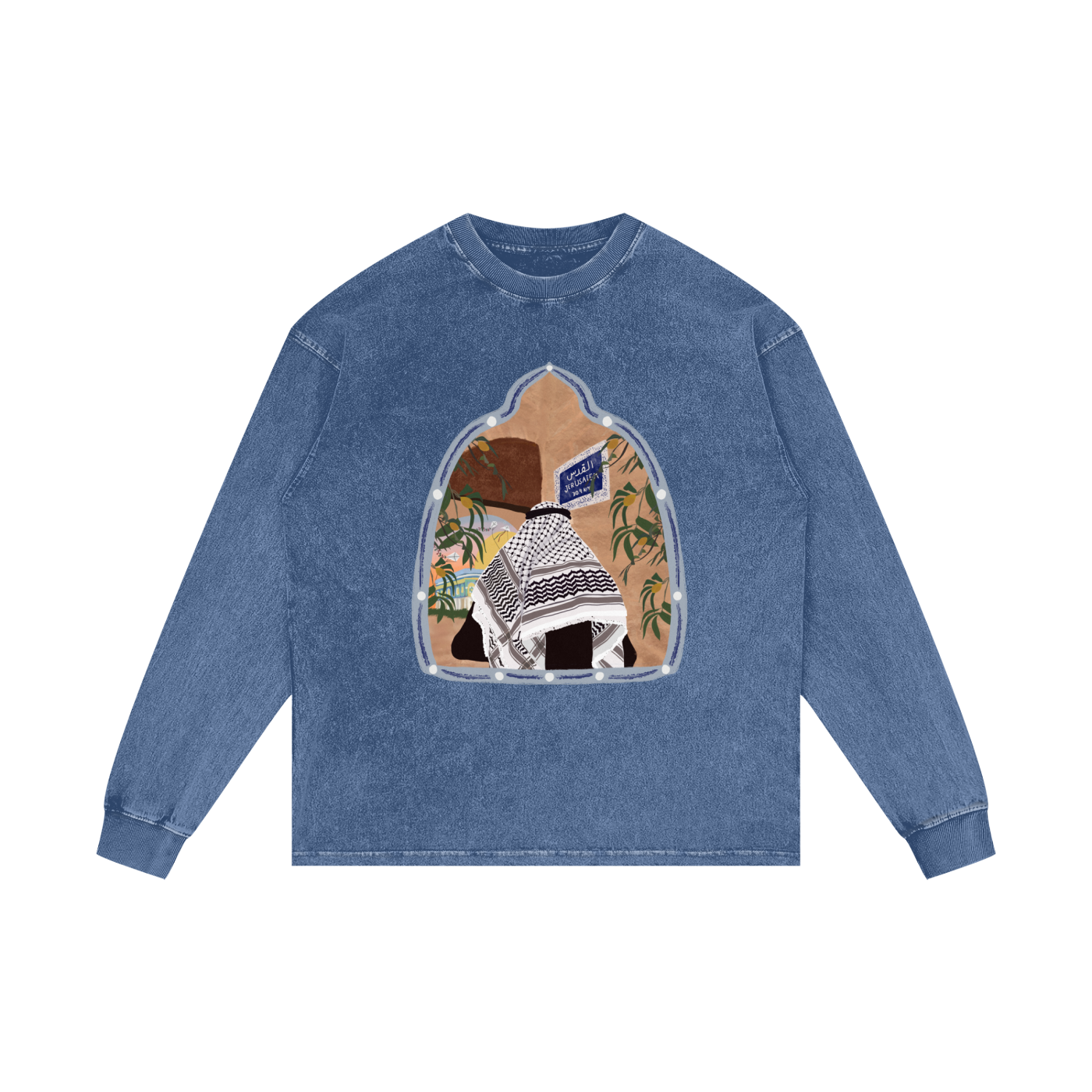 Seedo's Jerusalem Long Sleeve T-Shirt