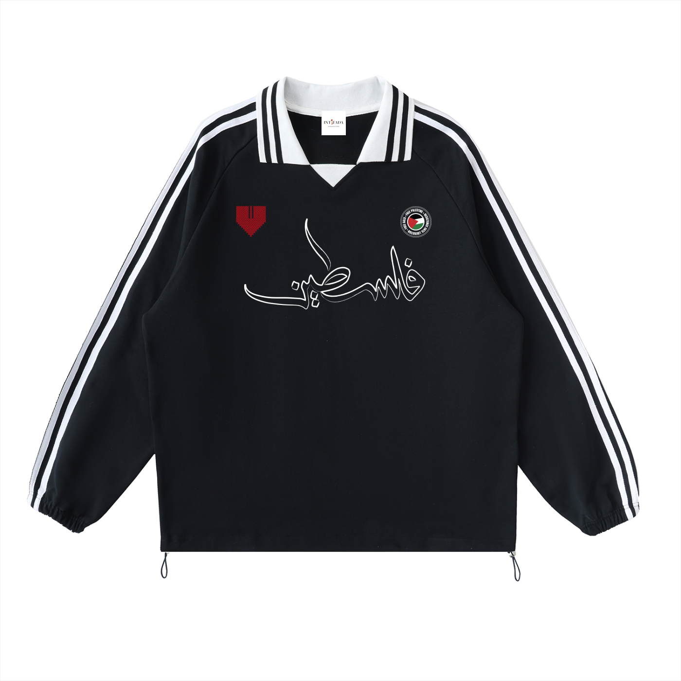 Mukwama Collard Crewneck Jersey Black