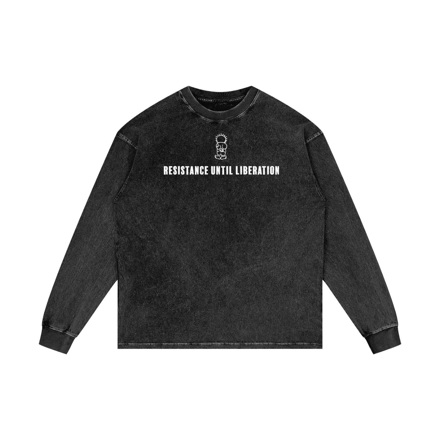 Handala Resistance Until Liberation Long Sleeve T-shirt