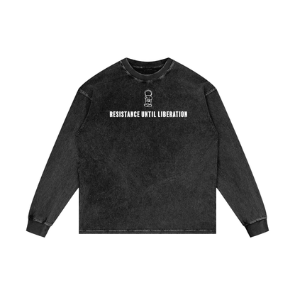 Handala Resistance Until Liberation Long Sleeve T-shirt