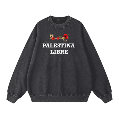 Palestina Libre Key of Return Crewneck