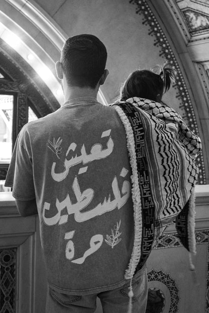 Tatreez On This Land Keffiyeh