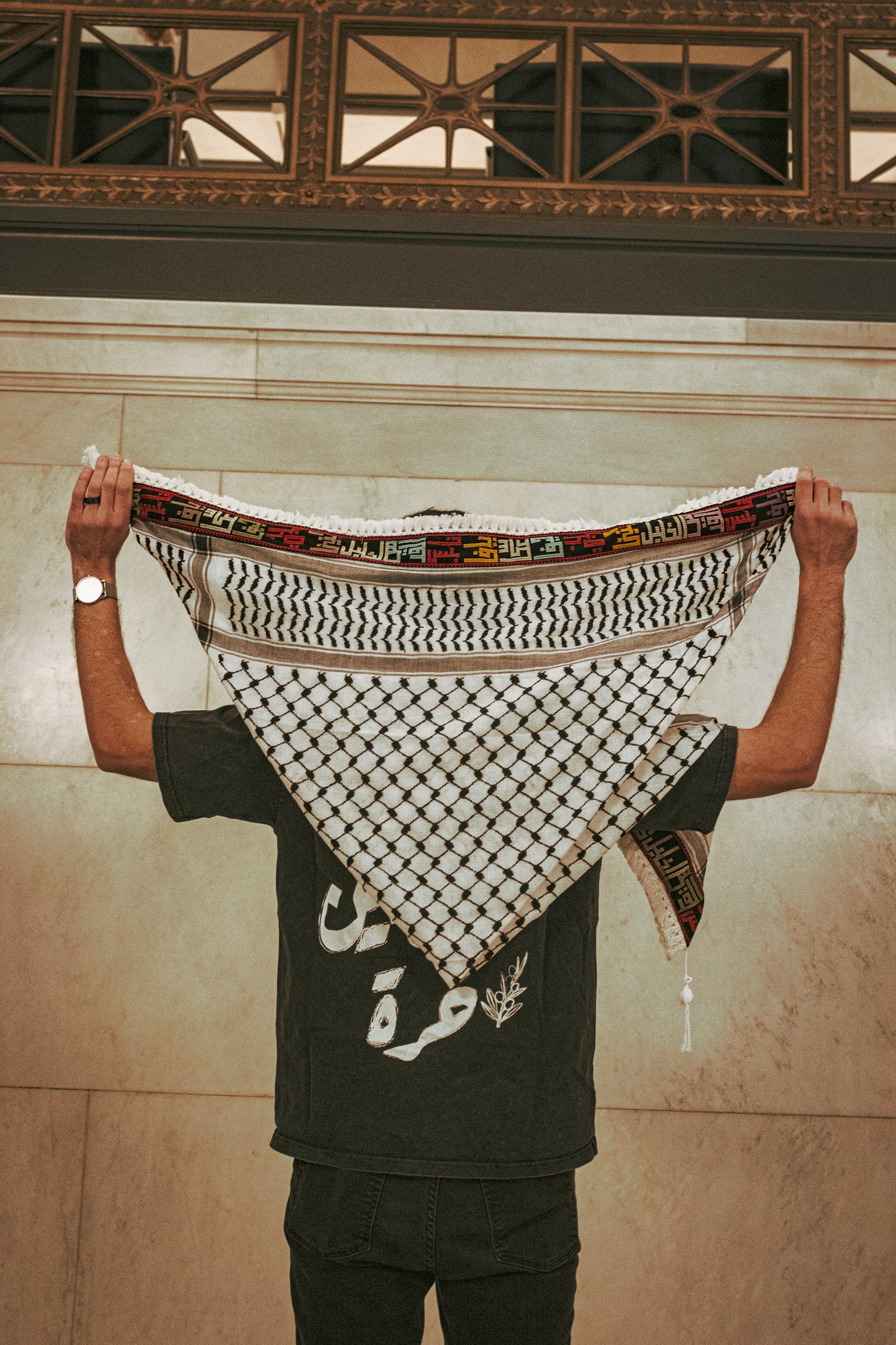 Tatreez On This Land Keffiyeh