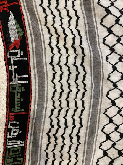 Tatreez On This Land Keffiyeh