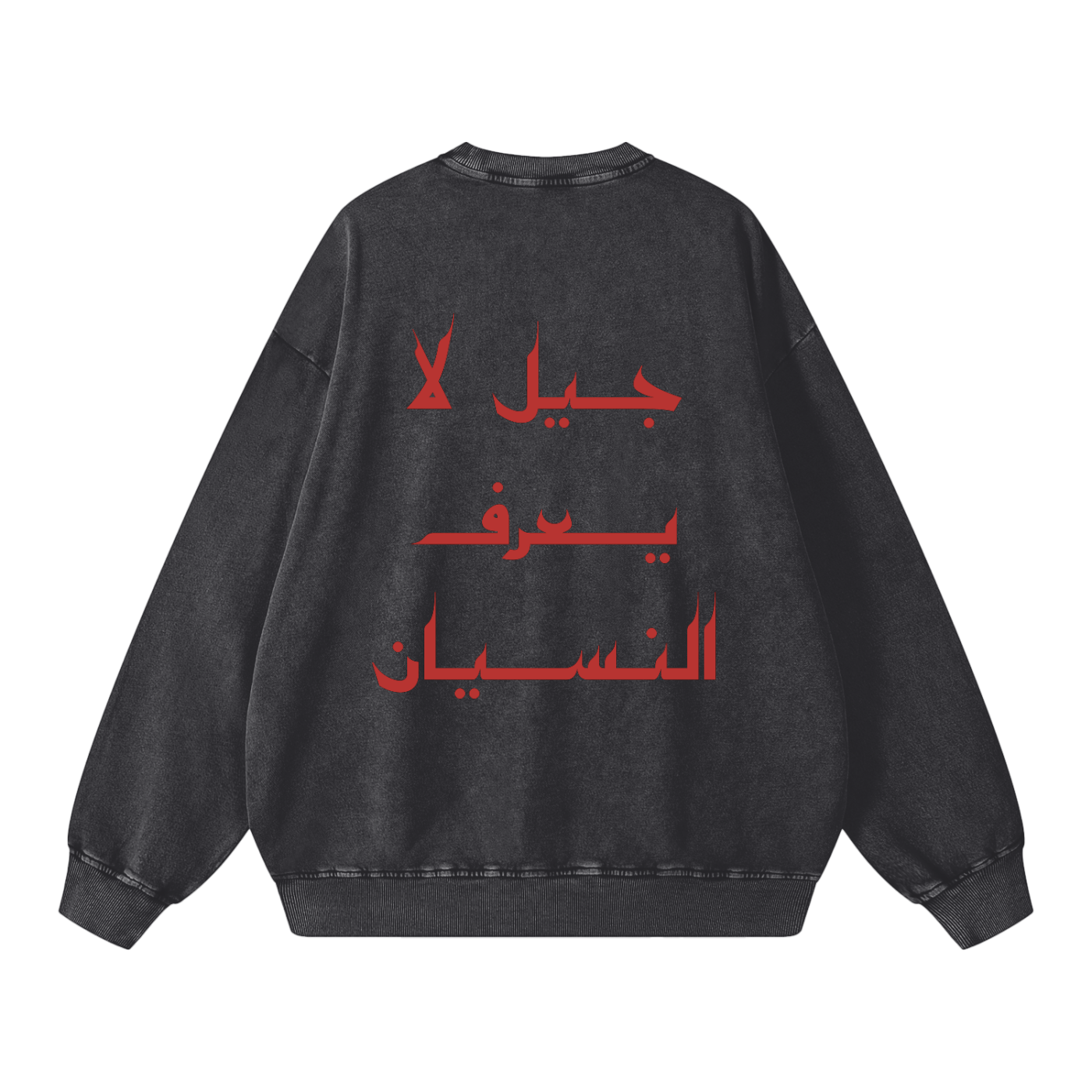 We won't leave Palestine Watermelon Kuffiya Crewneck