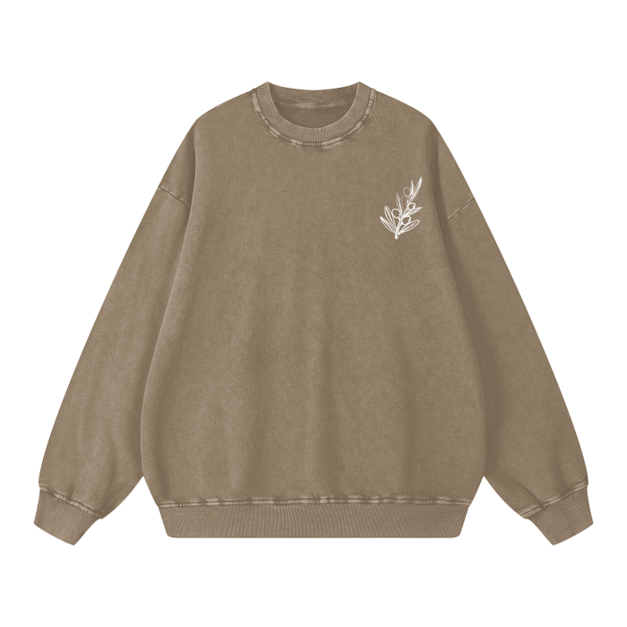Long live Palestine Olive Branch Crewneck