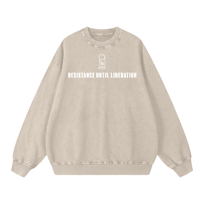 Handala Resistance Until Liberation Crewneck