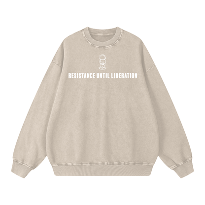 Handala Resistance Until Liberation Crewneck