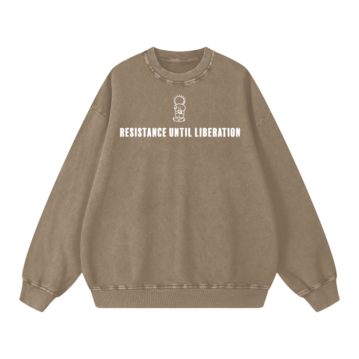 Handala Resistance Until Liberation Crewneck