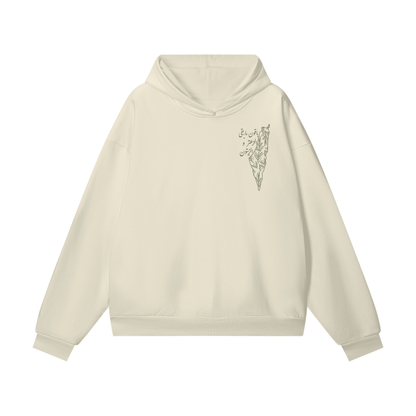 Palestine Olive Tree Map Premium Hoodie