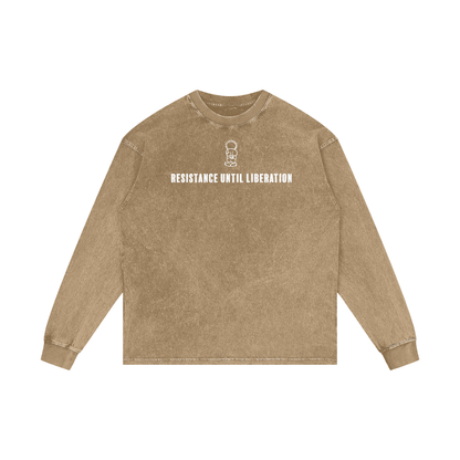 Handala Resistance Until Liberation Long Sleeve T-shirt