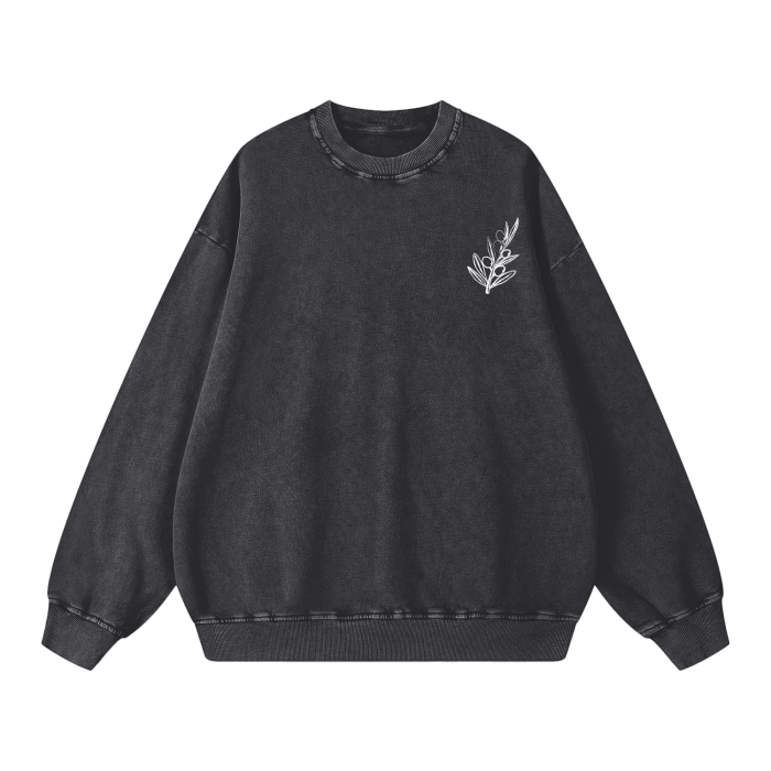 Long live Palestine Olive Branch Crewneck